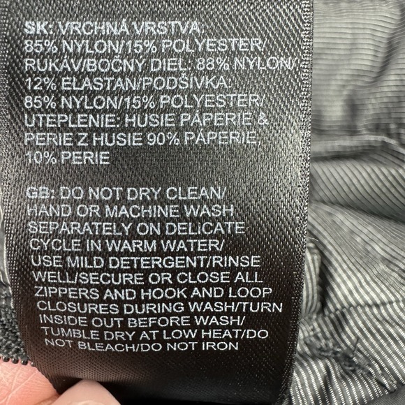 The North Face Jacket Mens Large Black Gray Verto Micro Down 800 Packable - Picture 15 of 16